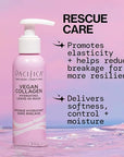 Pacifica Vegan Collagen Leave-In Repair Hair Mask – Leave-In Conditioner Treatment for Dry Damaged Hair, Hydrating Hair Repair Mask to Strengthen, Reduce Breakage & Split Ends Vegan & Cruelty-Free 4oz