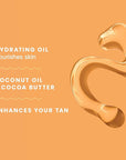Hawaiian Tropic Dark Tanning Oil, 8oz | Moisturizing Body Oil with Cocoa Butter, Tan Enhancer, 8oz each Twin Pack