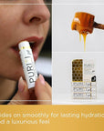 PURITI Manuka Honey Lip Balm – 3pack Soothing & Moisturizing, Enriched with Almond, Jojoba, Macadamia Oils, Cocoa Butter, Hydrating for Dry & Chapped Lips, 100% Genuine New Zealand Manuka Honey