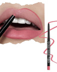 Runway Rogue Designer Liner Lip Pencil, Matte Blush-Pink Lip Liner Pencil and Lip Liner Sharpener, ‘It’s a Wrap’