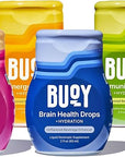 Buoy Electrolyte Drops Variety Pack Digestion + Brain + Energy + Immunity | 160 Servings | No Sugar, No Sweeteners | Dietitian Recommended | Trace Minerals | Purposefully Unflavored | Add to Any Drink