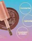 Juvia's Place Nubian Earth Lip Reflect Lip Gloss Nubian Nude - Non-sticky Lip Makeup, Hydrating Lip Gloss, Tinted Lip Gloss, Shine & Glow Lip Makeup, Beauty & Personal Care Products for Lips