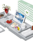 Artmalle bathtub tray bath caddy