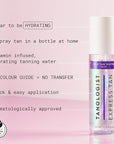 Tanologist Dark Self Tan Water, Clear Self Tanning Water, Streak-Free Tanning Mist, Natural Bronze, No Fake Tan Smell, Long Lasting, Clean Ingredients, 6.76 fl. oz/200 ml Bottle