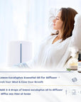 HIQILI Lemon Eucalyptus Oil, for Spary, Diffuser, Indoors, Outdoors, Garden, Yard, 100% Pure Natural - 0.33 Fl Oz