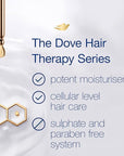 Dove Hair Therapy Shampoo for Damaged Hair Breakage Remedy Hair Shampoo with Nutrient-Lock Serum 13.5 fl oz