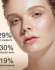 AIUEO Airbrush Foundation Makeup Spray for Mature Skin Lightweight Full Coverage Airbrush Flawless Setting Spray Foundation Makeup-Beige