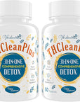 31-in-ONE Detox and Liver Cleanser, Fast Detox, Full Body Detox, Toxins Cleaner for Liver, Kidney, Natural Herbal Formula, Support Immune & Mood, Made in USA, 120 Capsules
