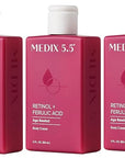 MEDIX 5.5 Retinol Body Lotion Firming Moisturizer | Crepey Skin Care Treatment | Retinol Body Cream | Retinol Cream Targets Look Of Crepe Skin, Wrinkles, & Sagging Skin, 3 Fl Oz Travel Size, 3-Pack