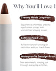 Ravie Beauty Soft Definition™ Longwear Lip Liner – Smudge-Resistant, Waterproof Precision Pencil for Effortless Shaping – Vegan & Cruelty-Free All-Day Wear Lip Definition (Mocha)