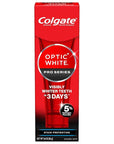 Colgate Optic White Pro Series Whitening Toothpaste with 5% Hydrogen Peroxide, Stain Prevention, 3 Oz Tube
