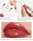 FOCALLURE Glitter Lip Gloss,High Shine Shimmer Lipstick,Long Lasting Plumping Lipgloss,Hydrating,Moisturizing,Non-Sticky and Lightweight Formula for Lip Color,Serein