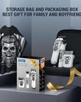BESTBOMG® Hair Clippers for Men Professional, Beard Trimmer Kits & Sets, Electric Shavers, Hair Clippers & Trimmer Ceramic T-Blade, for Barber, for Gifts