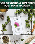 NUTRALIVER - Detox Tea for Liver Cleansing and Support - With Milk Thistle, Turmeric & Fennel - 20 Tea Bags - Herbal Tea by Nutra Tea