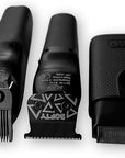 TPOB Play Barber Hair Clippers for Men 7500 RPM with Rubber Grips (Blackout 3 Set)