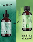 Certified Organic Rosemary Oil for Hair - Extra Large 100% Pure USDA Organic Rosemary Essential Oil for Hair Skin and Nails - Oil for Dry Scalp Treatment and Enhanced Volume and Shine