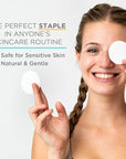 NOLEO Organic Cotton Rounds, Small 2″ Pressed & Lint-Free, Biodegradable & Compostable, 100-Count – Makeup Remover & Skincare Pads