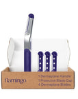 Flamingo Dermaplane Blades Refills, Face Razors for Women, Smooth Skin, 4 Count