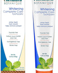 Himalaya Botanique Complete Care Whitening Toothpaste, Simply Peppermint, Fluoride Free for a Clean Mouth, Whiter Teeth and Fresh Breath, 5.29 oz, 4 Pack