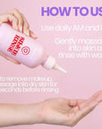 Face wash silkie rinse hydrating