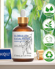HIQILI Eucalyptus Essential Oil 1 Fl Oz, 100% Pure Natural Therapeutic Grade, Premium Grade Glass Dropper for Diffuser, Humidifier, Air Freshening, Cleaning, Home, Skin