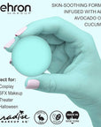 Mehron Makeup Paradise Makeup AQ Refill Size | Stage & Screen Performance, Face & Body Painting, Beauty, Cosplay, and Halloween | Water Activated Face Paint, Body Paint .25 oz (7 ml) - Pastel Teal