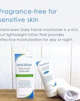 Vanicream Daily Facial Moisturizer With Ceramides and Hyaluronic Acid - Formulated Without Common Irritants for Those with Sensitive Skin, 3 fl oz (Pack of 1)