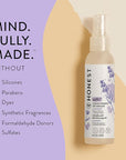 The Honest Company Conditioning Hair Detangler | Leave-In Conditioner + Fortifying Spray | Tear-Free, Cruelty-Free, Hypoallergenic | Lavender Calm, 4 Fl Oz