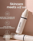 Bali Body Face Tan Mist - Ultra Dark | Self Tanner Spray with Hyaluronic Acid | Sunless Tanning Solution for Natural Glow | Quick-Dry, Streak-Free Formula | Vegan & Cruelty-Free (100 ml/3.4 fl oz)