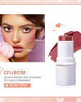 Blush Stick, Matte Cream Blush Stick for Cheeks, Stick,