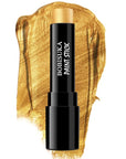 BOBISUKA Gold Face Paint Stick, Oil-Based Body Paint Stick for Halloween SFX Cosplay Costume Parties, Long-Lasting Metallic Color for Goddess Statue Looks