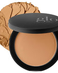 Glo Skin Beauty Pressed Base Powder Foundation Makeup (Tawny Light) - Flawless Coverage for a Radiant Natural, Second-Skin Finish