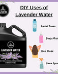 Naturevibe Botanicals Lavender Water 32 Ounces | 100% Pure and Natural | Great for Skin Care and Hair Care