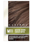 Clairol Natural Instincts Semi-Permanent Hair Dye for Men, M11 Medium Brown Hair Color, Pack of 3