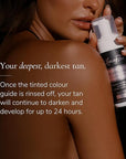 Loving Tan Platinum Mousse, Dark - Streak Free, Natural Looking, Professional Strength Sunless Tanner - 10+ Self Tan Applications per Bottle, Cruelty Free, Naturally Derived DHA - 6.7 Fl Oz