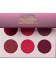Juvia's Place Palette The Berries - Mauves, Deep Pinks, & Perfect Berry Hues, Professional Eye Makeup, Pigmented Palette for Eye Color & Shine, Pressed, Shades of 6