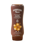 Hawaiian Tropic Island Tanning Lotion Sunscreen SPF 8, 8oz | Outdoor Tanning Lotion with SPF, SPF 8 Sunscreen, Oxybenzone Free Sunscreen, 8oz
