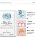 Collagen Hydrating Sheet Masks for Face Korean Anti Hazel 10EA