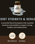 HEART & SOIL Grass Fed Joint Support Supplement - Bovine Tracheal Cartilage Immune Support Capsules - Joint Health Supplement for Women, Men, & Seniors - Non GMO Dietary Supplement - 180 Capsules