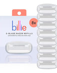 Billie Women’s Razor Refill Blades 5-Blade Cartridges - 8 count