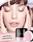 Setting Powder Lightweight Loose Powder Finishing Powder Long-Lasting Pink/Shimmering)-2 Boxes