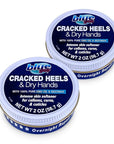 Blue Goo Cracked Heels & Dry Hands Intense Skin Softener - for Calluses, Corns & Elbow Dryness Relief, Fast- Penetrating Hydrating Moisturizer, Made w/ 100% Pure Emu Oil & Beeswax, 2 oz (2 Pack)