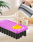 100 Pack Empty Lip Balm Tubes, Black