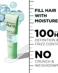 Garnier Fructis Hair Filler Moisture Repair Gel-Cream, Hair Gel for Curls and Waves with Hyaluronic Acid, 5.1 Fl Oz, 1 Count