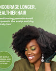 Mielle Organics Rosemary & Mint Hair Pomade for Women & Men - Conditioning Natural Hair Moisturizer to Quench the Scalp, Lock in Wave Patterns, Add Shine & Help Protect Against Dryness (5 oz)