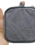 Makeup Remover Cloths for Face, Eye, Lips - Reusable Makeup Remover Pads Soft Microfiber Facial Cleansing Cloths 5 x 5 inch 6 Pack (Gray)