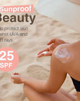 Mineral Sunscreen SPF 25 - Zinc Oxide Sunscreen, Baby Sunscreen, Kids Sunscreen, Reef Friendly Sunscreen, Sun Screen With Natural Sunscreen & Organic Sunscreen Lotion Ingredients, Zinc Sunscreen Kids