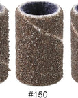 PANA 100 Pieces Nail Sanding Bands Professional Nail Manicure Great Fit for Nail Drill Bits for Acrylic Nails (240 Grit, Brown)