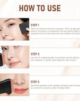 Flawless Eraser Foundation Stick,Korean Hydrating Lightweight Foundation Stick with Brush,Multi-Use Foundation Stick Makeup, Waterproof Thin and Cover Blemishes for All Skin Types (ivory white, 01)