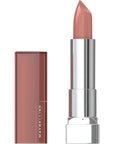 Maybelline Color Sensational Lipstick, Lip Makeup, Cream Finish, Hydrating Lipstick, Nearly There, Nude ,1 Count